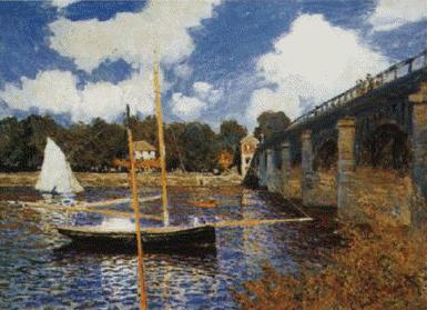 Claude Monet Bridge at Argenteuil oil painting picture